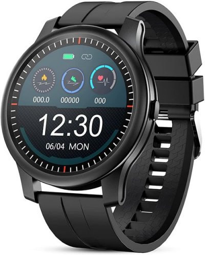  Montre connect&eacute;e Chronus F12 &Eacute;tanche Fitness Tracker-Noir-Chronus 