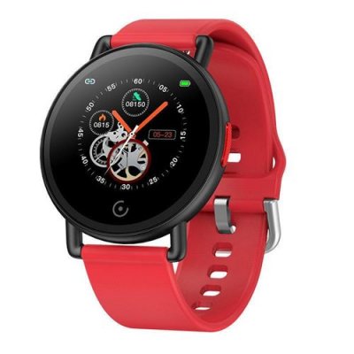  Montre connect&eacute;e chronus g22 ip68 &eacute;tanche fitness tracker-rouge