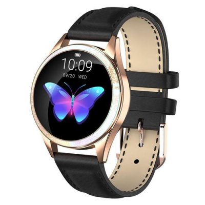  Montre Connect&eacute;e Chronus KW20 IP68 &Eacute;tanche Fitness Tracker-Noir-Chronus 