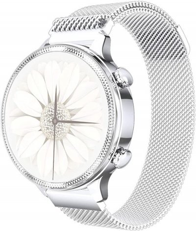 CHRONUS Montre Connect&eacute;e  M3 Fitness Tracker IP67 &Eacute;tanche-Argent- 