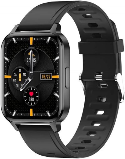 CHRONUS Montre connect&eacute;e  Q18 IP68 &Eacute;tanche Fitness Tracker-Noir- 