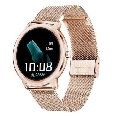 CHRONUS Montre Connect&eacute;e  R18 IP68 &Eacute;tanche-Or