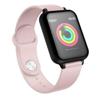 CHRONUS Montre connect&eacute;e  RB57C &Eacute;tanche Fitness Tracker-Rose- 