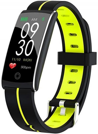 CHRONUS Montre connect&eacute;e  RF10C IP68 &Eacute;tanche Fitness Tracker-Vert- 