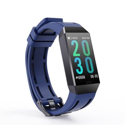  Montre connect&eacute;e chronus z27 ip68 &eacute;tanche fitness tracker-bleu