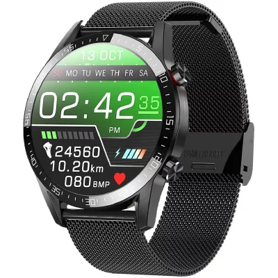CHRONUS Montre Connect&eacute;e  ZX17 D&eacute;tection du Sommeil-Noir- 