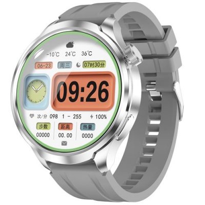 GENERIQUE Montre Connect&eacute;e DK69 - Bluetooth - Surveillance Sant&eacute; - Boussole - &Eacute;tanche IP67 - Argent&eacute;
