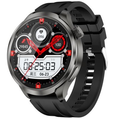  Montre Connect&eacute;e DK69 - Bluetooth - Surveillance Sant&eacute; - Boussole - Etanche IP67 - Noir