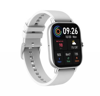CHRONUS Montre connect&eacute;e DT94 IP67 Etanche Fitness Tracker-Argent- 
