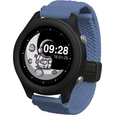 KIDYWOLF Montre connect&eacute;e &eacute;ducative pour enfants  Bleu