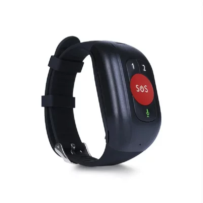 YONIS Montre Connect&eacute;e Etanche 4G Avec Traceur GPS Et Surveillance De Sant&eacute; Rouge 