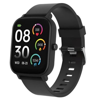  Montre Connect&eacute;e Etanche IP67 Bluetooth Suivi Sant&eacute; Maxlife Noir 
