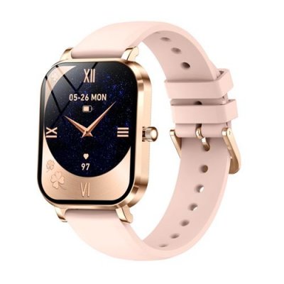  Montre Connect&eacute;e F57L pour Femme - &Eacute;cran 1,91"" - Surveillance Sant&eacute; - Bluetooth - Dor&eacute;