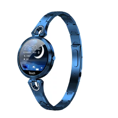 YONIS Montre connect&eacute;e femme &eacute;l&eacute;gante &eacute;tanche ip67 cardio sommeil bleu 