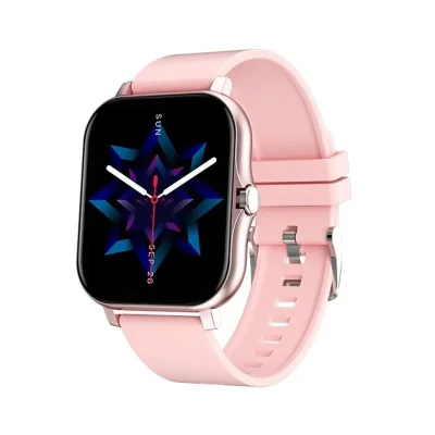 YONIS Montre connect&eacute;e Femme Pression Art&eacute;rielle Cardio Oxyg&egrave;ne Sanguin Rose