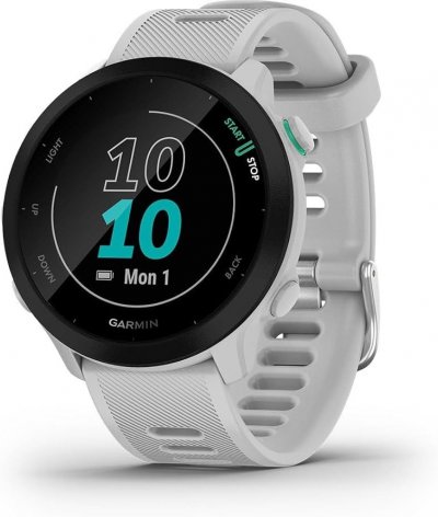 GARMIN Montre connect&eacute;e  Forerunner 55 Blanc 