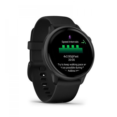 GARMIN Montre connect&eacute;e  v&iacute;voactive 6, lunette Gray avec bo&icirc;tier noir