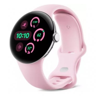 GOOGLE Montre connect&eacute;e  Pixel Watch 3 LTE 41 mm Rose Qwartz 