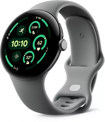 GOOGLE Montre connect&eacute;e  Pixel Watch 3 Wifi 45 mm Vert Sauge 
