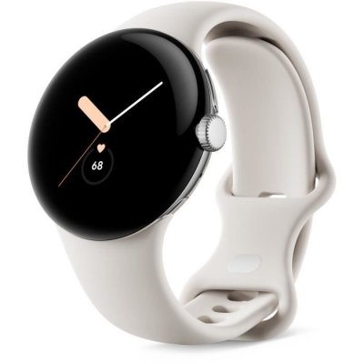 GOOGLE Montre connect&eacute;e  Pixel Watch Acier Arg/Bracelet Galet 4G