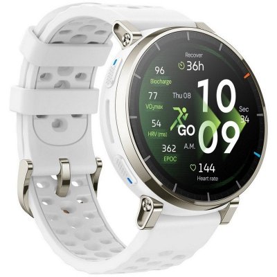 AMAZFIT Montre Connect&eacute;e Gps  Active 3 Premium Blanche (aero White)