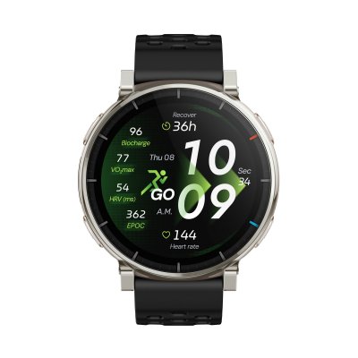 AMAZFIT Montre connect&eacute;e GPS  Active 3 Silver