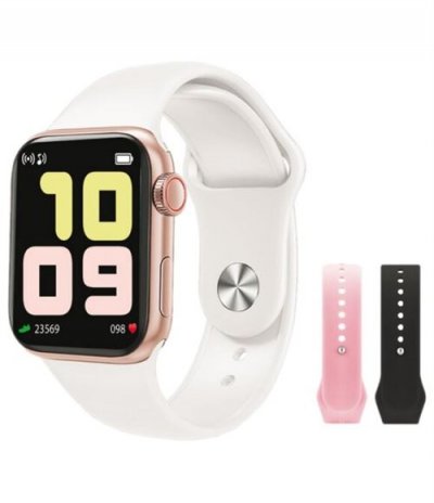  Montre connect&eacute;e Homme Lee Cooper LCSM2303 - Bracelet Silicone Blanc
