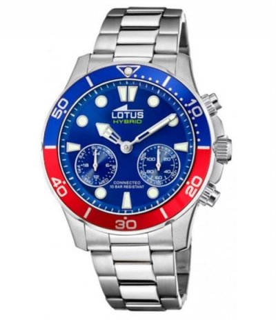 LOTUS Montre connect&eacute;e Homme  Montres L18800-4 - Bracelet Acier Acier