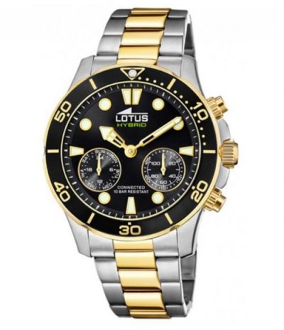 LOTUS Montre connect&eacute;e Homme  Montres L18801-2 - Bracelet Acier Acier
