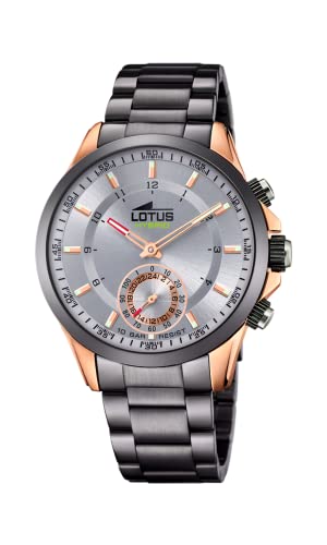 LOTUS Montre connect&eacute;e Homme  Montres L18808-1 - Bracelet Acier Noir