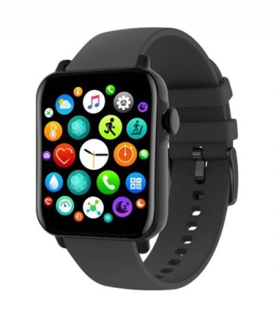  Montre connect&eacute;e Homme Smarty-SW035F01 Bracelet Silicone Noir