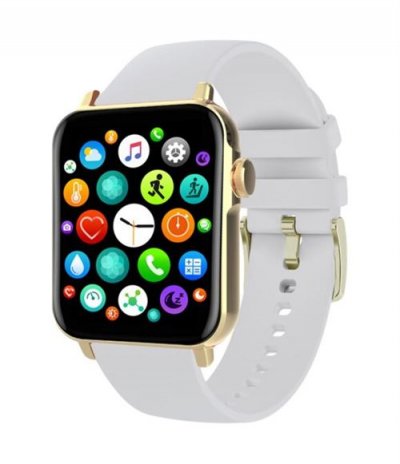  Montre connect&eacute;e Homme Smarty-SW035F04 Bracelet Silicone Blanc