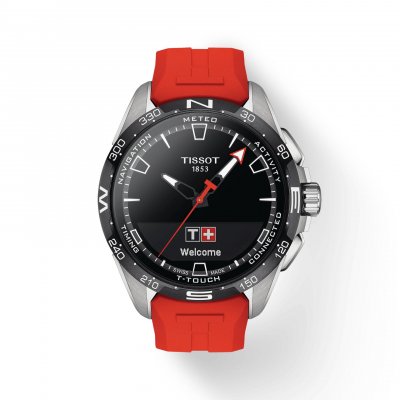 TISSOT Montre connect&eacute;e Homme T-touch connect T1214204705101 Gris 