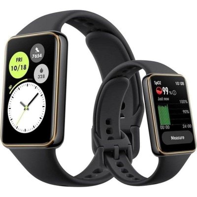 HONOR Montre connect&eacute;e -  Band 10 Noir 1.57 pouces AMOLED