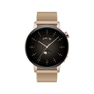 HUAWEI Montre connect&eacute;e  Watch GT 3 42mm Elegant Dor&eacute; 