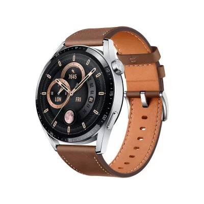 HUAWEI Montre connect&eacute;e  Watch GT 3 46mm Classic Marron 