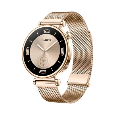 HUAWEI Montre connect&eacute;e  WATCH GT4 41mm ELEGANT GOLD STAINLESS STEEL