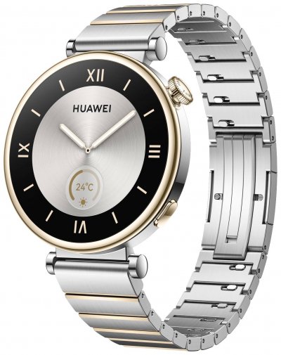 HUAWEI Montre connect&eacute;e  WATCH GT4 41mm ELITE STAINLESS STEEL STRAP
