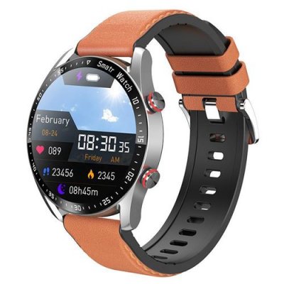  Montre Connect&eacute;e HW20 - ECG+PPG, Appels Bluetooth, Marron