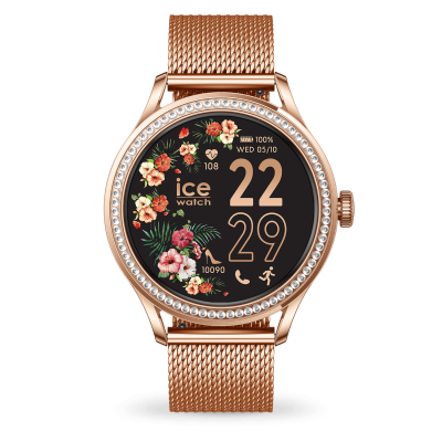 ICE-WATCH Montre connect&eacute;e ICE WATCH SMARTST2.0GOLDMILANESE