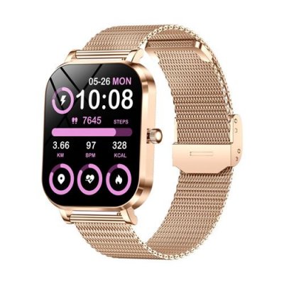 GENERIQUE Montre Connect&eacute;e Intelligente MK90 - &Eacute;cran 1,75"" - Surveillance Sant&eacute; - Bluetooth - Dor&eacute; 01