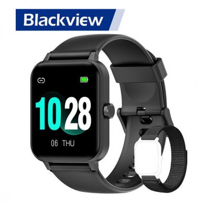 BLACKVIEW Montre connect&eacute;e intelligente R8 Homme Femme &eacute;tanche pour Android iOS - Noir