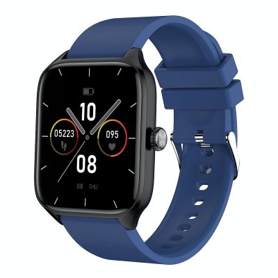 YONIS Montre Connect&eacute;e Ip67 &Eacute;tanche Rose Bluetooth Appels Et Suivi Sant&eacute; Multisport Bleu 