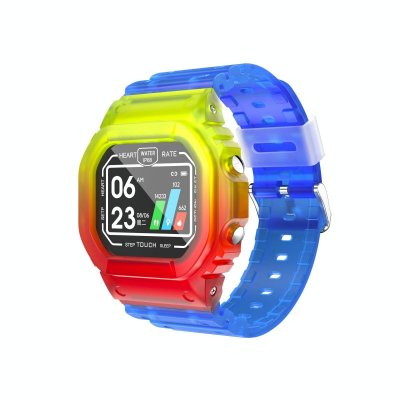 YONIS Montre Connect&eacute;e IP68 Etanche Ecran TFT Bluetooth Musique Moniteur Sommeil Cardiaque Multicolore 