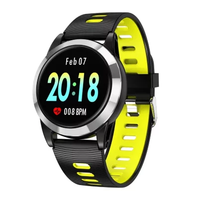 YONIS Montre Connect&eacute;e Iphone Android Bracelet Cardio 1.3 Pouce Photo A Distance Vert