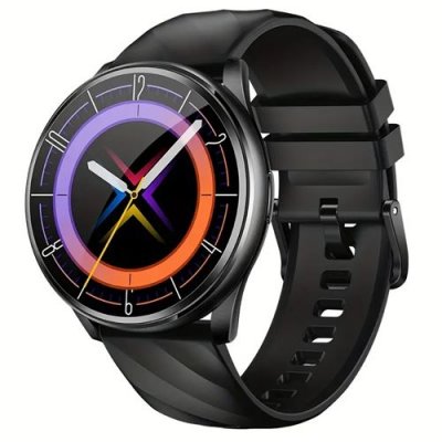  Montre Connect&eacute;e KT77 - Bluetooth, Chronom&egrave;tre, Assistant Vocal, Noir