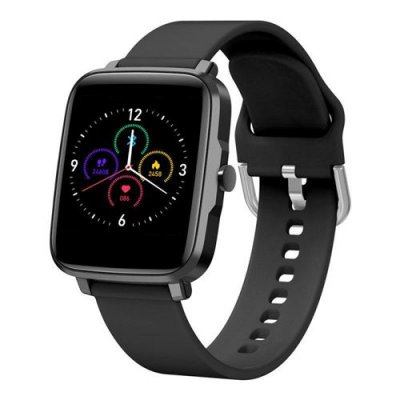  Montre Connect&eacute;e KU1SL IP68 Etanche Fitness Tracker-Noir-Chronus 