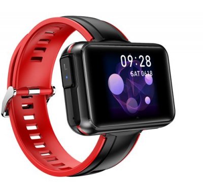  Montre connect&eacute;e LEMFO T91 rouge