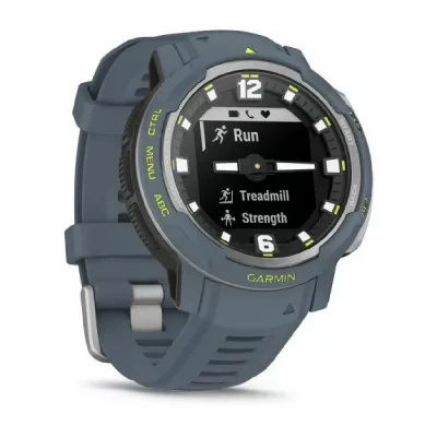 GARMIN Montre Connect&eacute;e Mixte 010-02730-04 avec bracelet bleu granite
