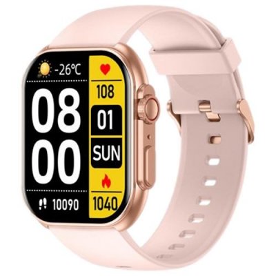  Montre connect&eacute;e Mixte Smarty Boost - SW068A04 Bracelet Silicone Rose